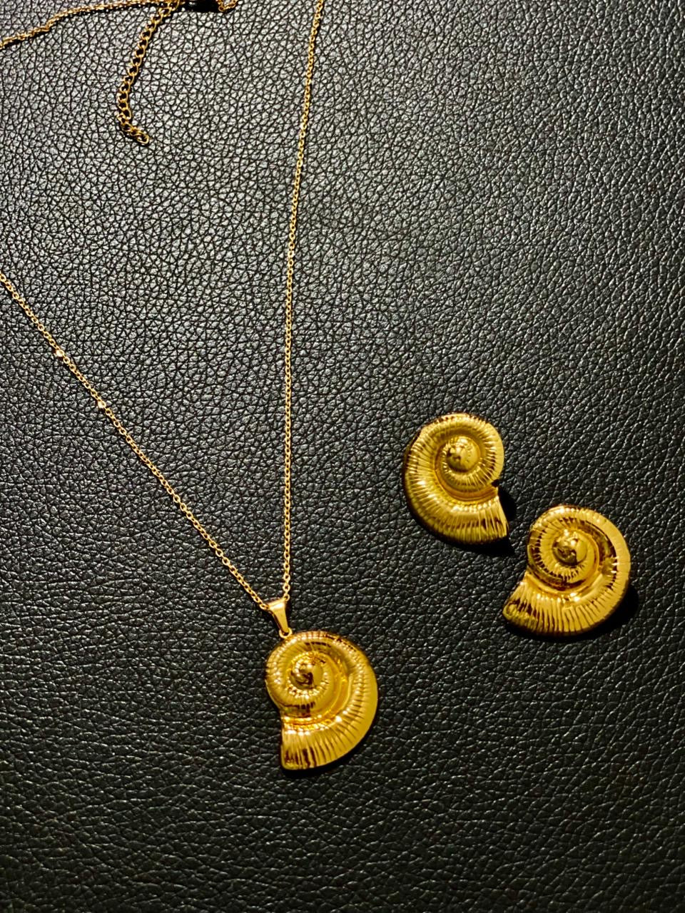 Necklace with earrings